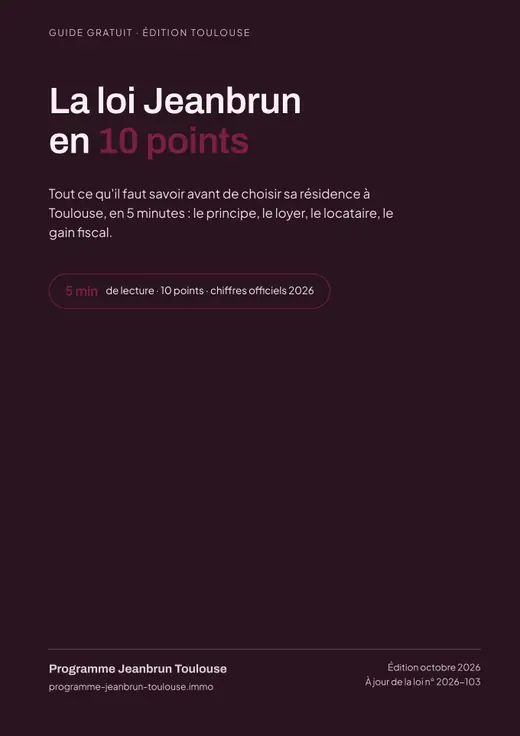 Couverture du guide « La loi Jeanbrun en 10 points »